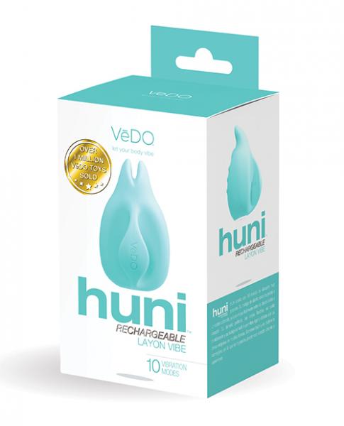 Vedo Huni Rechargeable Finger Vibe Turquoise - Click Image to Close