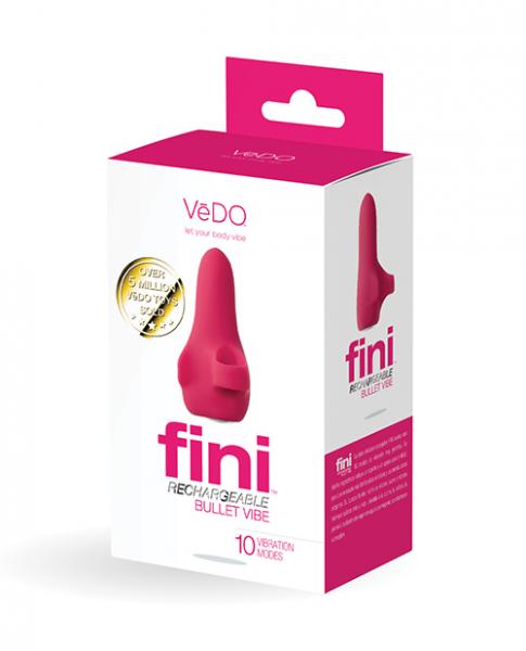 Vedo Fini Rechargeable Bullet Vibe Pink - Click Image to Close