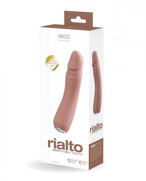 Vedo Rialto Rechargeable Vibe Mocha - Click Image to Close