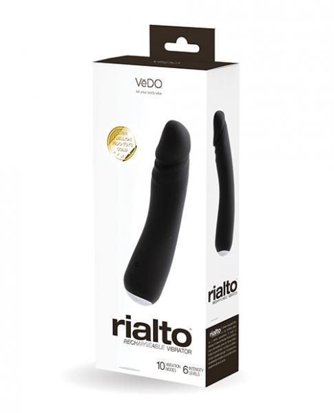 Vedo Rialto Rechargeable Vibe Pearl Black