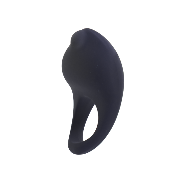 Vedo ROQ Rechargeable Vibrating Cock Ring Just Black - Click Image to Close