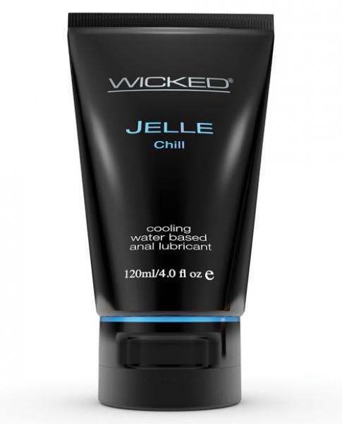 Wicked Jelle Chill Water Base Anal Gel 4oz Tube - Click Image to Close