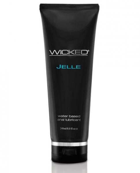 Wicked Jelle Water Based Anal Lubricant 8oz - Click Image to Close