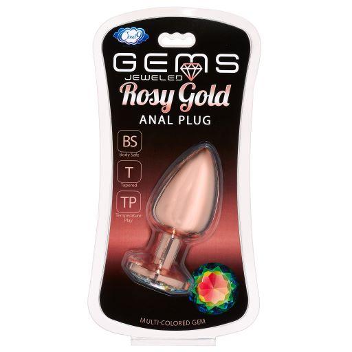 Cloud 9 Gems Silver Chromed Anal Plug Large