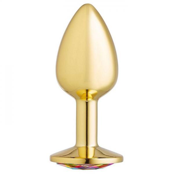 Cloud 9 Gems Gold Anal Plug Small - Click Image to Close