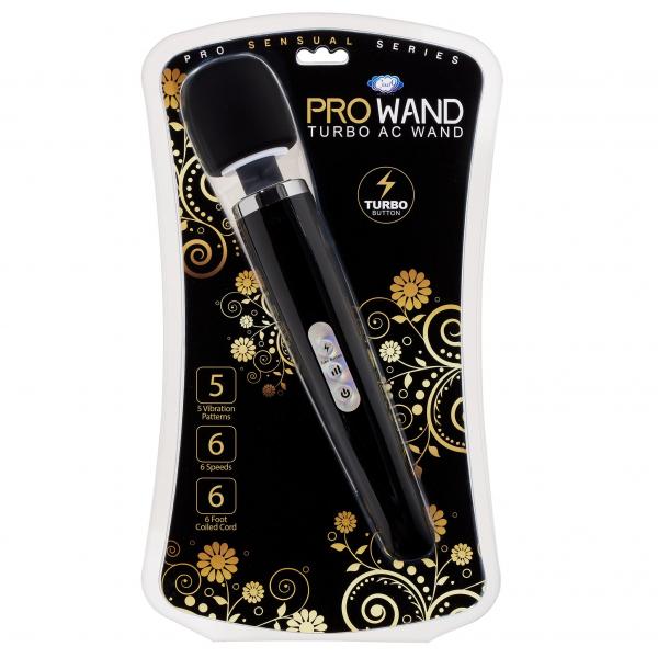 Turbo Ac Power Wand - Blk Pro Sensual Series - Click Image to Close