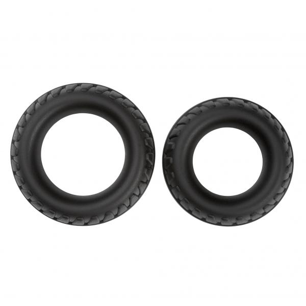 Cloud 9 Pro Rings Liquid Silicone Tires 2 Pack Black - Click Image to Close