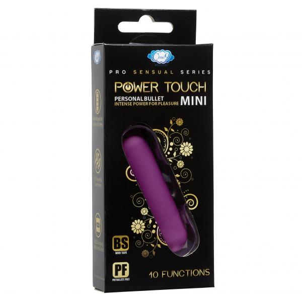 Cloud 9 Power Touch Iii - Plum Mini Rechargeable Bullet (eaches) - Click Image to Close