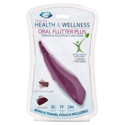 Pro Sensual Oral Flutter Plus Plum - Click Image to Close