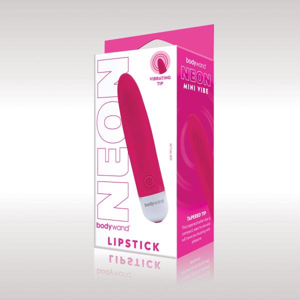 Bodywand Mini Lipstick Neon Pink (net) - Click Image to Close