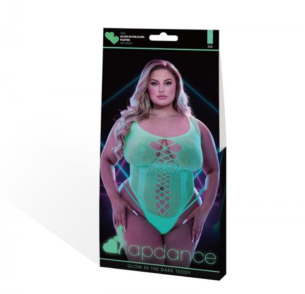 Lapdance Glow In The Dark Teddy Q/s - Click Image to Close