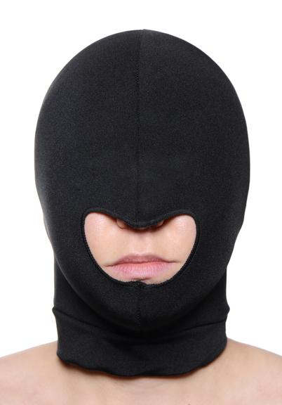 Blow Hole Open Mouth Hood Black O/S