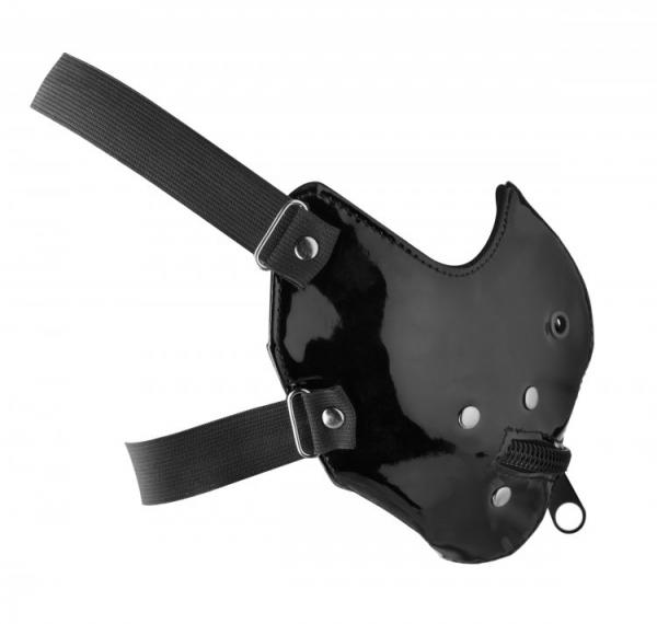 Lektor Zipper Mouth Muzzle Black O/S - Click Image to Close