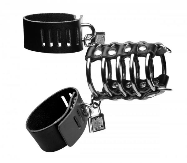 Strict Gates Of Hell Chastity Device Black - Click Image to Close