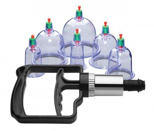 Sukshen 6 Piece Cupping Set With Acu-Points - Click Image to Close