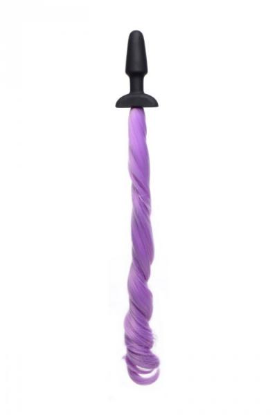 Tailz Purple Pony Tail Anal Plug - Click Image to Close