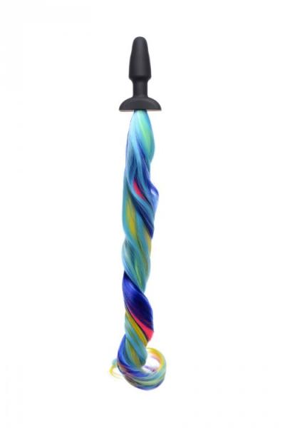 Tailz Rainbow Pony Tail Anal Plug - Click Image to Close