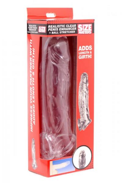 Size Matters Realistic Clear Penis Enhancer