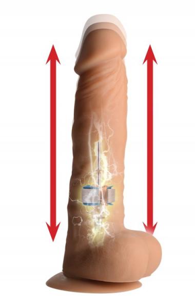 Master Series Power Pounder Thrusting Dildo - Click Image to Close