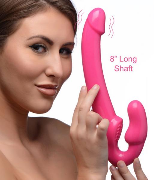 Strap U 7x Revolver Slim Strapless Strap-on Pink