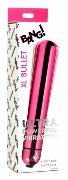 Bang! Vibrating Metallic Xl Bullet Pink