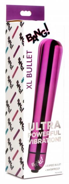 Bang! Vibrating Metallic Xl Bullet Purple