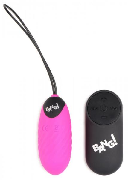 Bang! Swirl Silicone Egg Pink