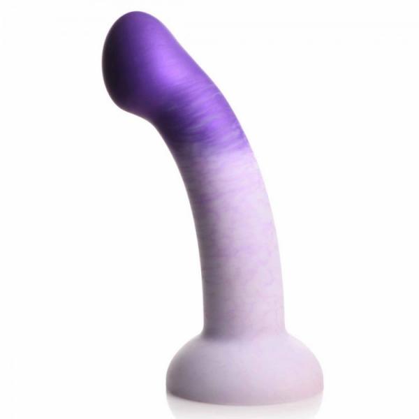 Strap U G-swirl G-spot Dildo Silicone Purple - Click Image to Close