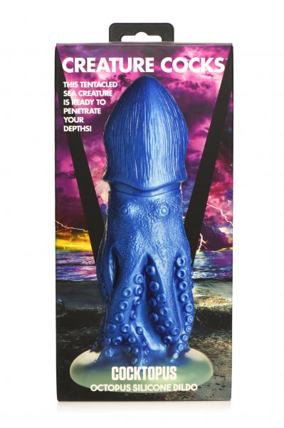 Creature Cocks Cocktopus Octopus Silicone Dildo - Click Image to Close