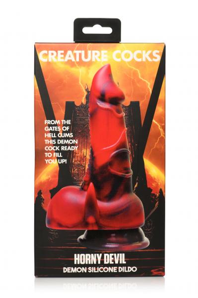 Creature Cocks Horny Devil Demon Silicone Dildo - Click Image to Close