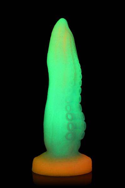 Creature Cocks Tenta-cock Glow In The Dark Silicone Dildo - Click Image to Close