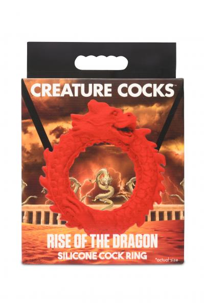 Creature Cocks Rise Of The Dragon Silicone Cock Ring